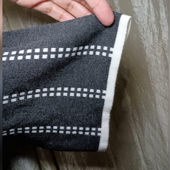 Gabby Skye Classic Knit Dress – Graphite/Ivory – Size 2X – NWT - Picture 8 of 11